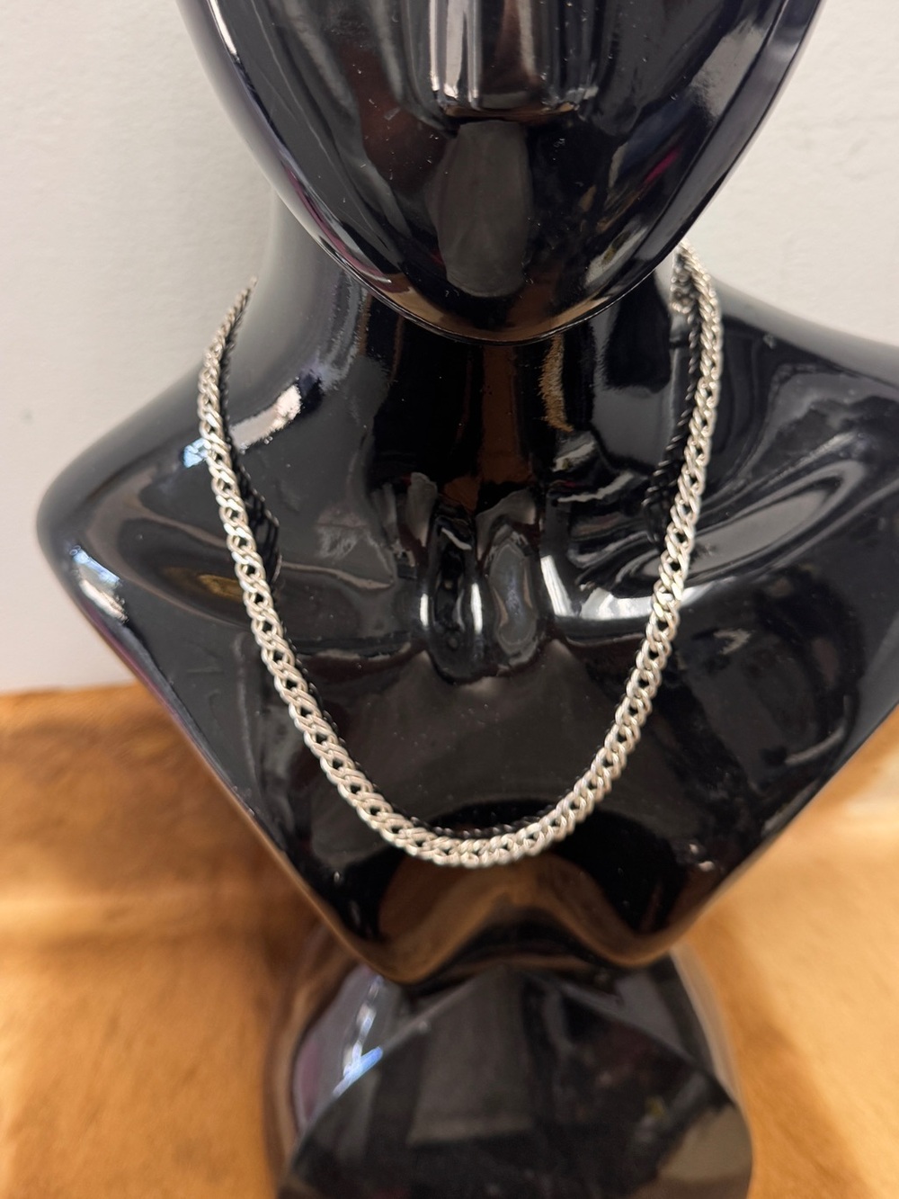 925 Sterling Silver 20” Double Link Chain Necklace Bracelet 5.5mm 34 Grams Italy